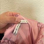 House Of CB  M A-C Ophelle Pink Jacquard Lace Up Bodycon Midi Dress NWOT Photo 12