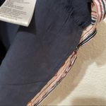 Ecote  Navy Blue Floral Bell Sleeve Mini Shift Dress Womens S Dark Moody Fall Photo 2