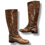 Coach Women’s Micha Leather Knee High Riding Boots Chestnut Brown Size 10 Photo 1