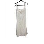ASTR The Label White Linen Blend Midi Dress
Size: Large Photo 3