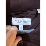 Calvin Klein Womans Puffer Full Zip Jacket Coat Plum Size Large Sorona Aura Photo 4