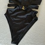 Vitamin A  Luxe Link Belted One Piece - Black ReLux, Small, $200 Photo 5