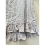 Saks 5th Avenue Saks Fifth Avenue Off the shoulder Dress XL Women 100% Linen Ruffle 2051 Photo 4