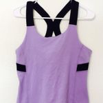 Cascade Sport Trendy Light Purple & Black Racerback Workout Tank Photo 1