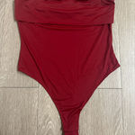 Princess Polly Red Strapless Bodysuit US8 Photo 0