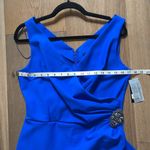 Alex Evenings Scuba Tank Dress Size 10 NWT Royal Blue Cocktail Formal 134005 Photo 4