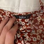 SheIn red ditsy floral dress Photo 3