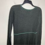 Aventura organic Cotton sweater dress gray green womens size small natural fiber Photo 5