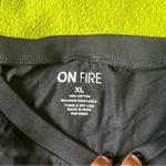 On Fire “In my bad gyal era” Black Cotton T-Shirt/ Caribbean shirt/Trinidad shirt Photo 4