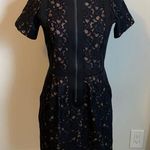 Barney's Sea xo Barney’s Black Lace Short Sleeve Dress Photo 0