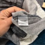 Formidable DAR Handmade Gray Linen Lightweight Mid Rise Slim Leg Pants Size XS Photo 9