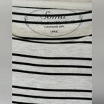 Soma  Loungewear Striped Knit Dress Tunic Soft Stretchy Women’s Size Large Photo 2