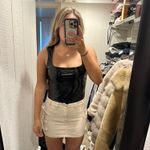 Princess Polly NWT BARTILLO FAUX LEATHER BODYSUIT BLACK SIZE 8 Photo 3