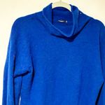 Magaschoni  Blue Cashmere Cowl Neck Sweater Size XL Photo 1