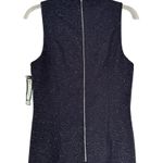 Betsy and Adam NWT V Neck Choker Glitter Long Dress Gown Black Size 12 Photo 6