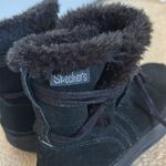 Skechers Black Suede Booties sz 6 Photo 4