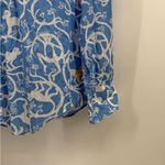 Lilly Pulitzer  blue and white monkey print shirt ‘shake it up’ size small‎ Photo 7