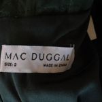 Mac Duggal  20645 Embellished Tulle Mini Dress Hunter Green Size 2 NWT‎ Photo 7