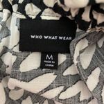 Who What Wear  Animal Print Tie Top Photo 4