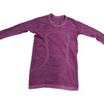 Lululemon Swiftly Tech Long Sleeve Shirt Women's Size 4 Heathered Plum Photo 0
