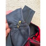 Vintage red and black tapestry v neck Victorian maxi dress with bow tie shoulder Size undefined Photo 8