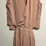 Uniq NWT pink zip half pantsuit Photo 2