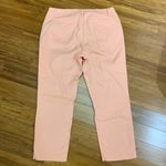 Loft Slim Ankle Pants Womens 10 Pink Cropped Chinos Casual Everyday Peach Work Photo 1