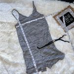 Love Culture  cami romper Women’s size medium gray shorts sleeveless Photo 3
