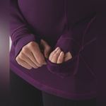 Lululemon First Mile 1/2 Zip Pullover Long Sleeve in Magenta Size 6 Photo 6