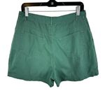 American Vintage Periscope Vintage 100% Cotton Green High Rise Lightweight Jean Shorts Retro 13 Photo 1