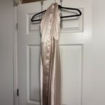 Birdy Grey 5’4 HEMMED  Monica Dress- Shiny Satin Champagne Photo 4