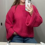 SheIn Pink Oversized Sweater Photo 0