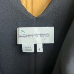 Sachin + Babi BHLDN Tansy Black Charmeuse Maxi Wrap Dress Photo 6