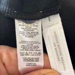 Loft  Chic Black sweater Dress with white Ruffle Trim Neckline Photo 3