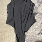 Free People NWOT grey bodysuit M Photo 2