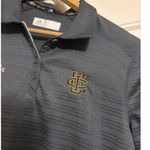 Adidas UC Irvine Polo Short Gray Women's Large  Short Sleeve Polyester Collar Photo 1