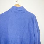 Aerie purple waffle knit quarter zip long sleeve top Photo 6
