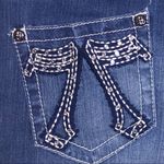 Seven 7 blue jeans with zipper at leg hem Photo 5