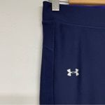 Under Armour Blue Black High Rise Leggings Yoga Pants Womens S Retro Sport Photo 1