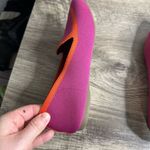 Birdies  Women’s 5 Blackbird Knit Flats Tropical Pink Orange Shoes Photo 4