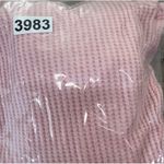 Free People WOMEN'S PINK LONG LACE-UP SLEEVE TASHA THERMAL COTTON TOP Sz small Photo 7