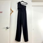 Dress the Population  Tiffany One Shoulder Jumpsuit, Black, size Medium Photo 2