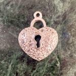 Heat Lock Charm In 925 Sterling Silver Cubic Zirconia Photo 0