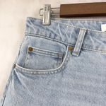 H&M  Jeans Womens 8 High Rise Light Wash Barrel Leg Grunge Minimal Y2K Capsule Photo 3