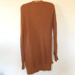 BP  Knit Open Front Cardigan Orange Rust Size XS Photo 3