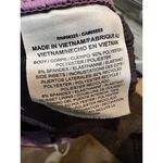 Nike  Running Dri-Fit Purple Gray Pink Leggings Size Medium Zipper Pocket Photo 7