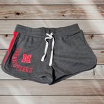 NEW Nebraska Cornhuskers Shorts Womens S Gray Captivating Comfy Lounge Fleece Photo 1