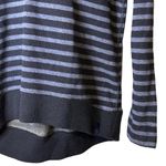 Mountain Hardwear ‎ Sevina Hoodie Wool Blend Blue Striped Size XL Photo 4