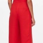Banana Republic Red Cowl Neck Jumpsuit Size 4 EUC #5673 Photo 1