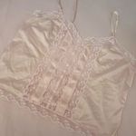 Vintage Lace Trim Pink Camisole Size XL Photo 2